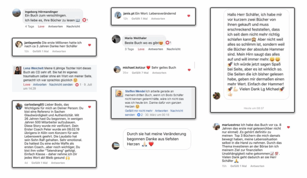 Das sagen meine Leser