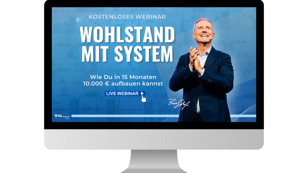 Wohlstand mit System - Webinareinladung